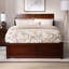 Lit plateforme en bois massif avec pied de lit Lundy-87940220-87940222