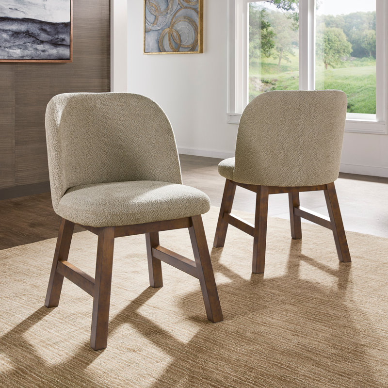 Chaise de salle à manger Cipolla, Bois brun