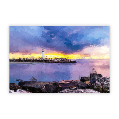 Remote Lighthouse & Seascape - Frameless Print