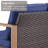 Kelyse 75'' Wide Straight Patio Sofa with Cushions-544423861-544423863
