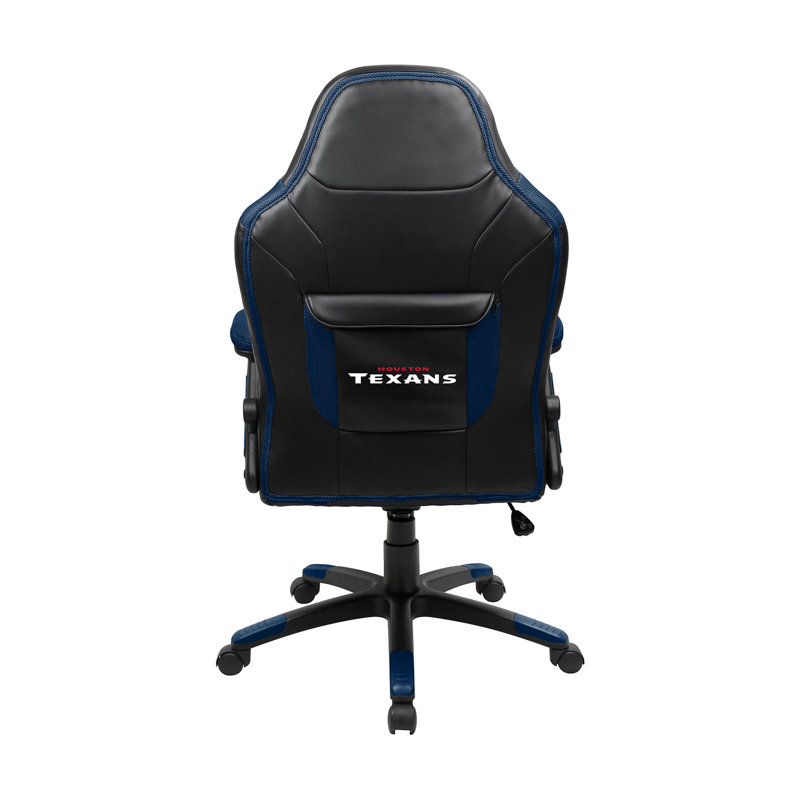 NFL Oversized Gaming Chair, Black/Blue and Houston Texansand
