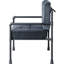 Fauteuil d'appoint gris à dossier mémoire en mousse à mémoire de forme industrielle