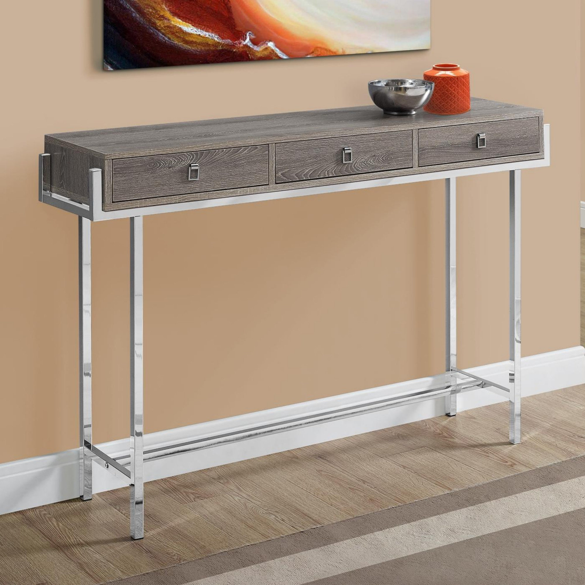 Ebern Designs Minimalist Console Table for Modern Living Rooms ...