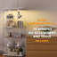 Vitrine en verre à 5 tablettes avec porte