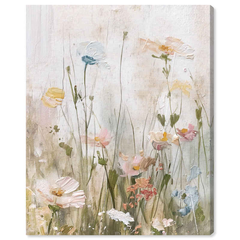 Art floral sur toile, lustre floral, H 45 po x l 36 po, Toile tendue