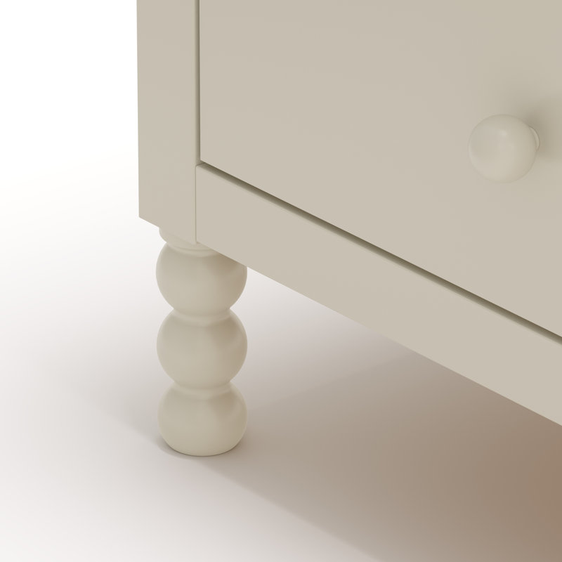 Commode 6 tiroirs Rio, Frosted Oat