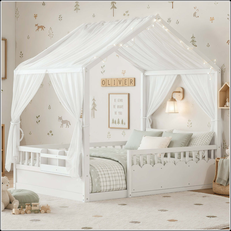 Lit double Montessori, White