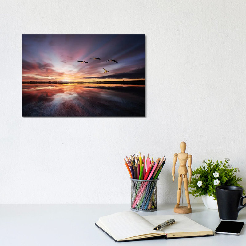 Morning Mood by Leif Londal - Wrapped Canvas Print, 20.32 cm H x 30.48 cm W