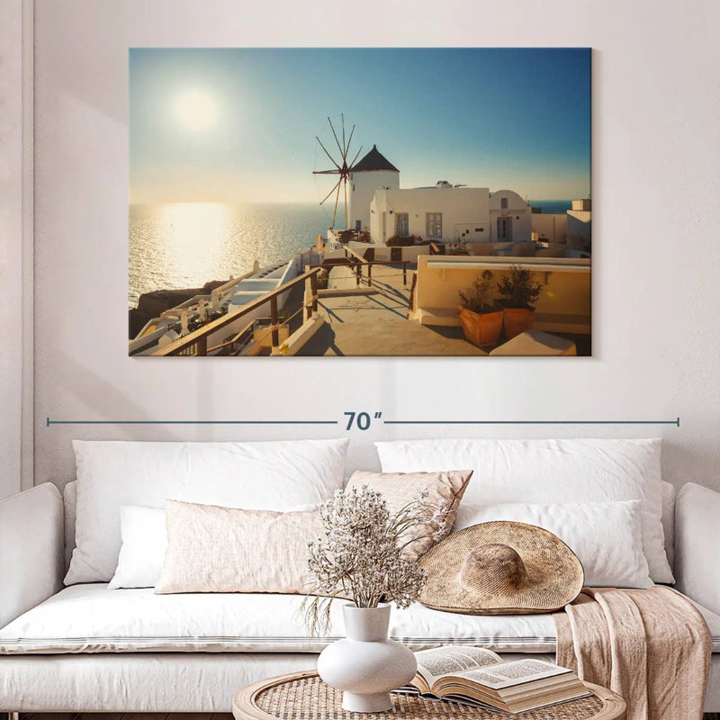 Gillard Coastal Santorini View, H 34 po x l 51 po