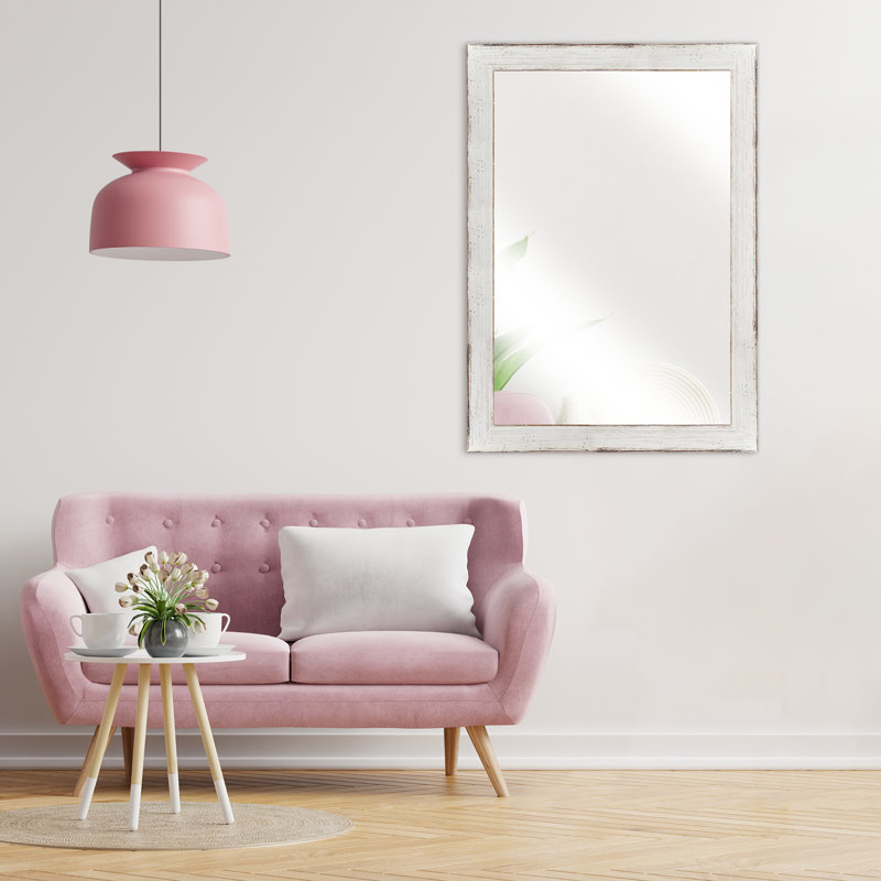 Miroir Country, Blanc mat, 41,5 po x 29,5 po