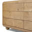 Commode 6 tiroirs Sheldon - Chêne usé