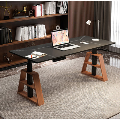 Bureau debout rectangulaire électrique réglable