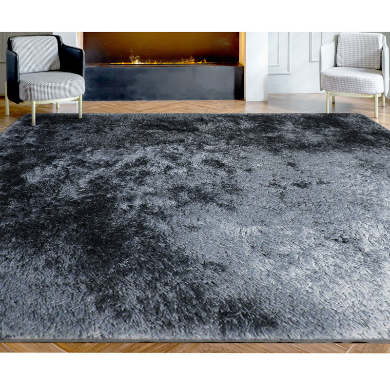 Pavilion Area Rug in Gray, Rectangle 6' x 9'