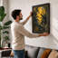 Silhouette Tropical - Framed Print-441068048-441068063