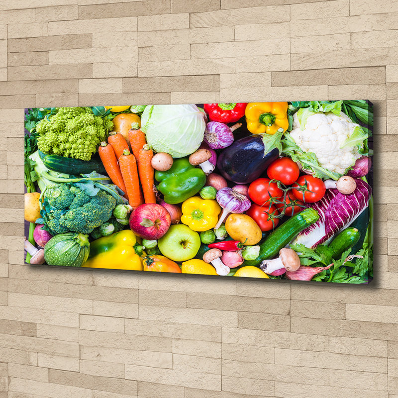 Colourful Vegetables - Wrapped Canvas Print