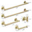Stainless Steel Wall Mounted Bathroom Hardware Set (5 pcs)-116130563