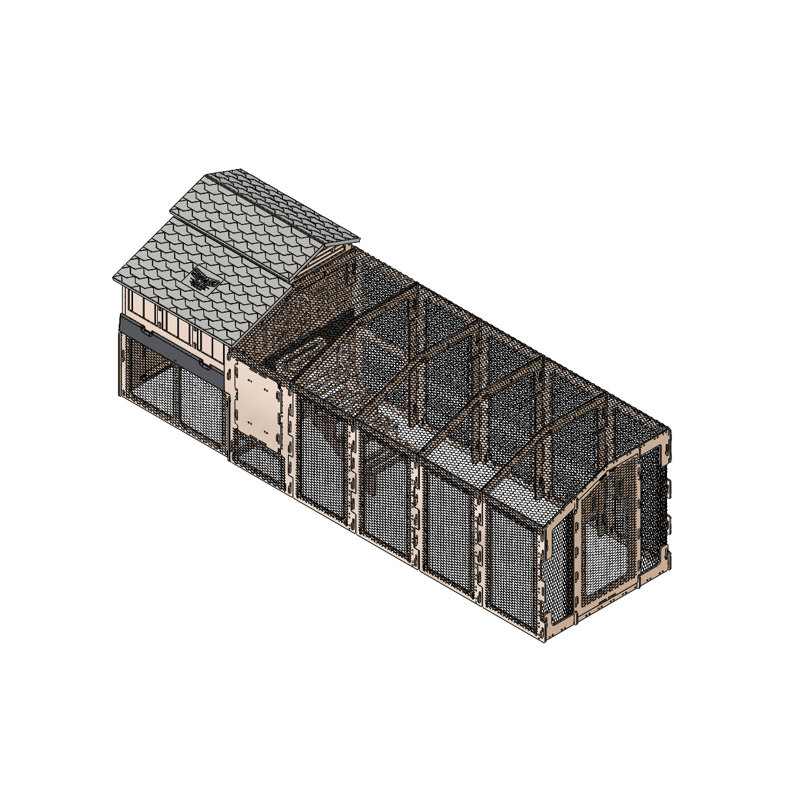 16 Square Feet Chicken Run
