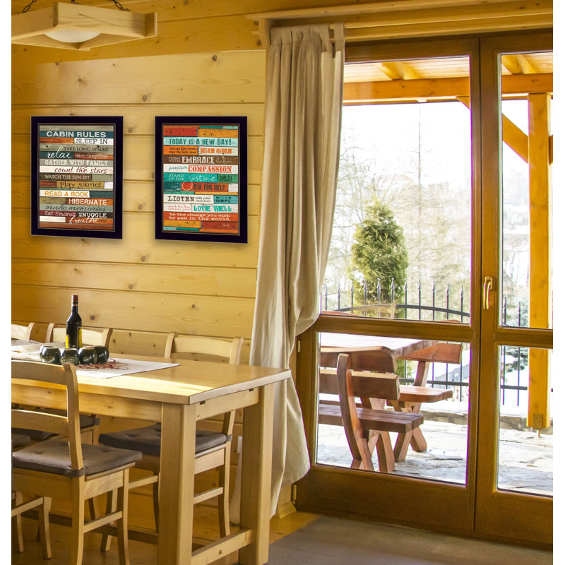 Ensemble de deux planches de bois, art mural