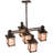 Egremt 5 - Light Dimmable Square / Rectangle Chandelier