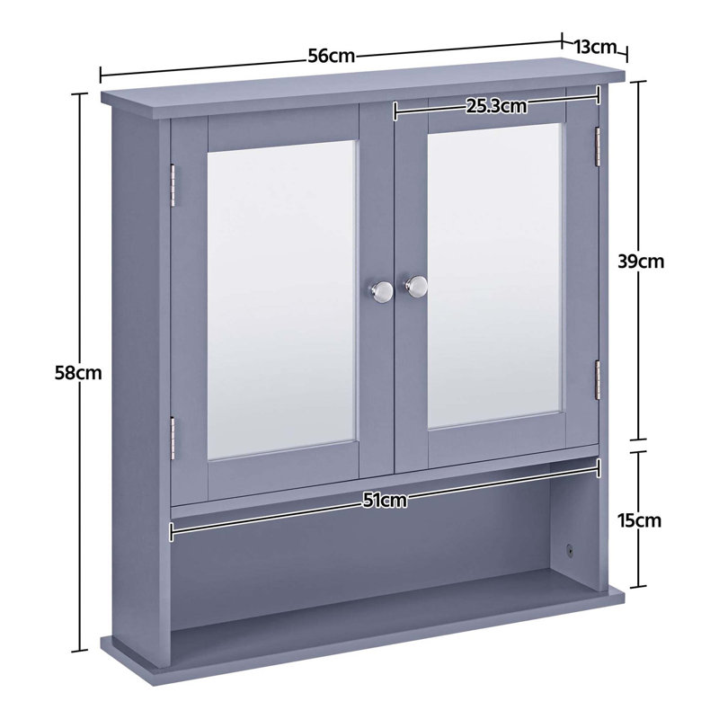 Compact Bathroom Cabinet Bathroom Cabinet, Gray