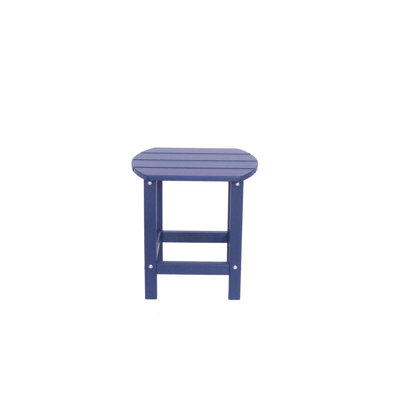 Adirondack Square Outdoor Side Table,Patio Side Table, HDPE End Tables for Backyard Pool Porch Garden Lawn