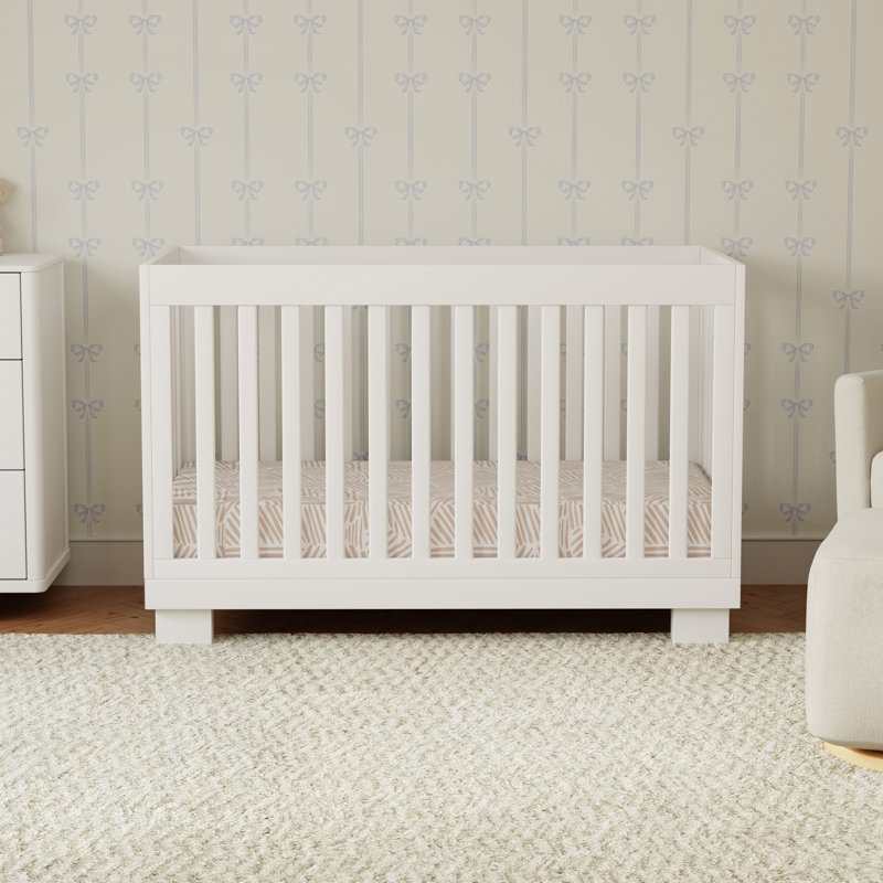 Modo 3-in-1 Convertible Crib, White