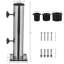 Pure Garden Deck Umbrella Base - Adjustable Inground Umbrella Stand - Flagpole Holder or Patio Umbrella Stand