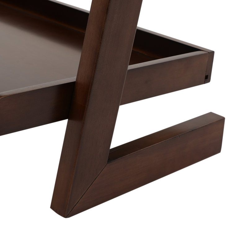 5-Tiered Ladder Storage Rack, Brown