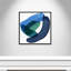 Smooth Bend II - peinture encadrée-58829236-58849625