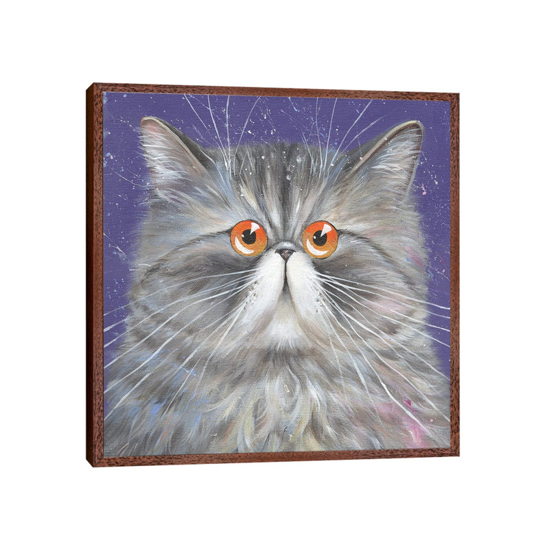 Sally by Kim Haskins - Print on Canvas, 66.04 cm H x 66.04 cm W, Classic Brown Wood Framed