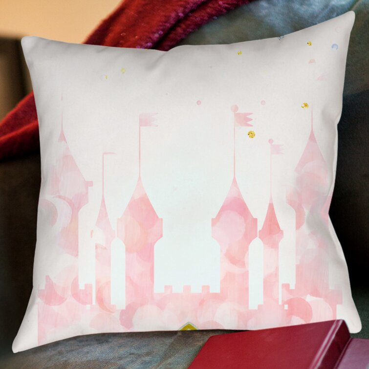 Pretty Pink and Black Archaeologist Trowel Throw Pillow