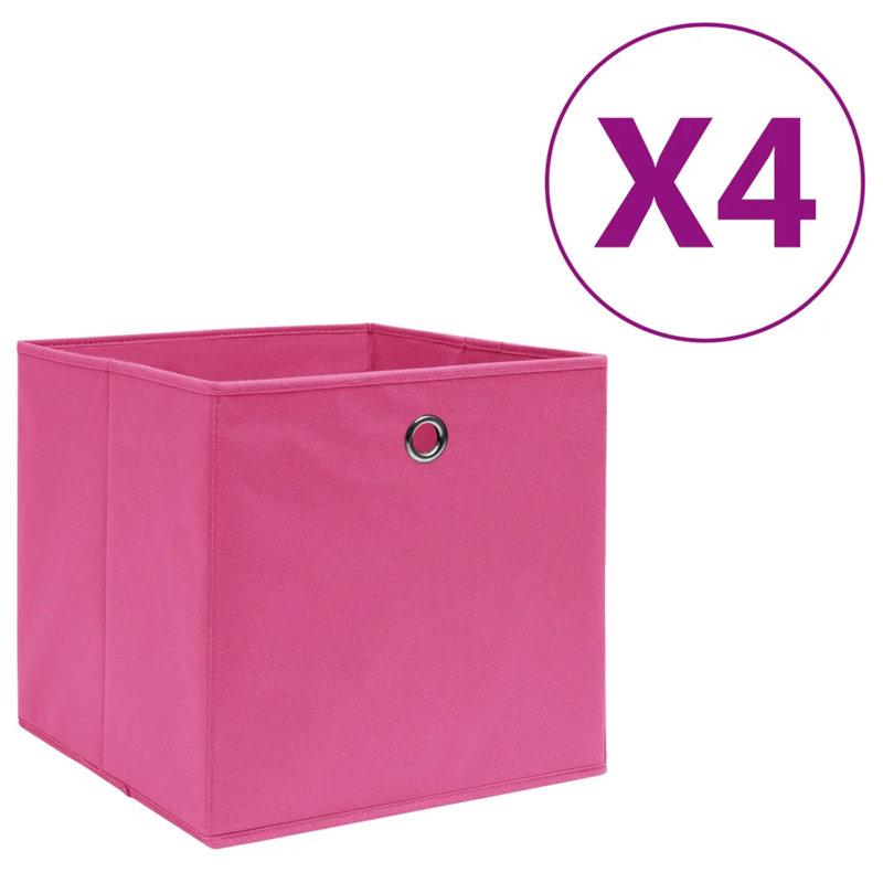 Rebrilliant Fabric Bin, Pink