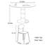 Italian household round dining table-355638676