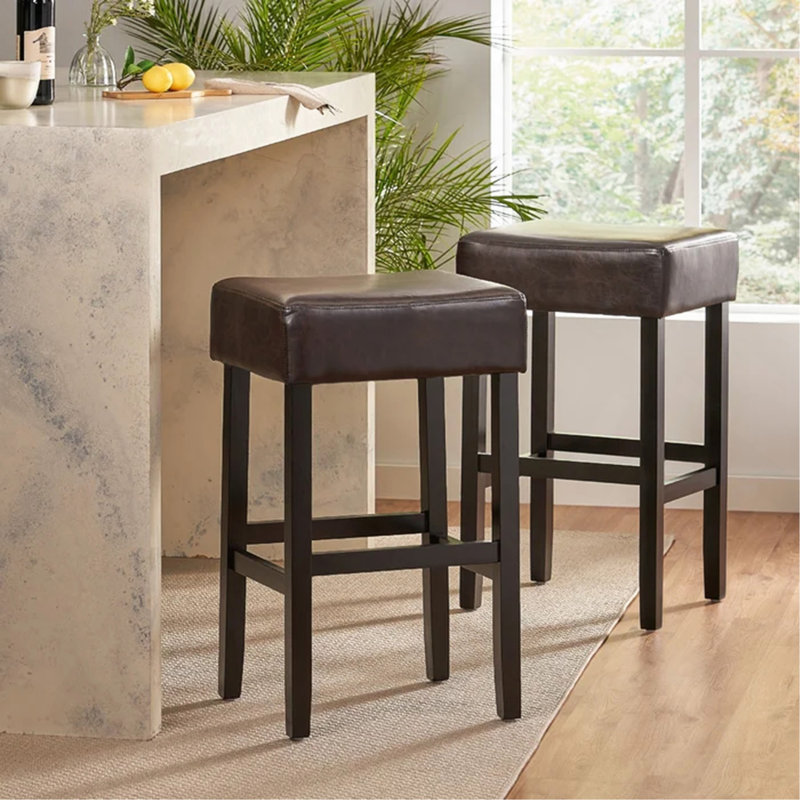 Ensemble de 2 tabourets de bar à hauteur de comptoir 30 po