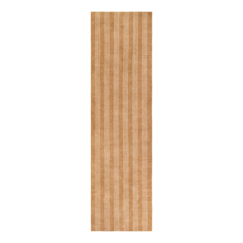 Tapis en laine naturelle Jill Zarin Winchester, Tapis de couloir 3 pi 3 po x 12 pi
