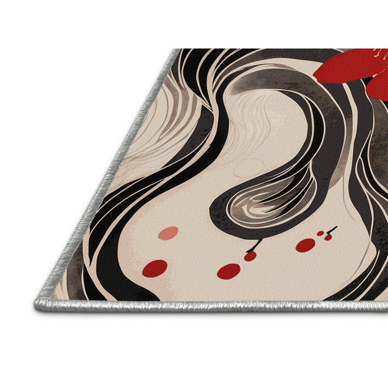 Whispering Tide Rug, Round 8'