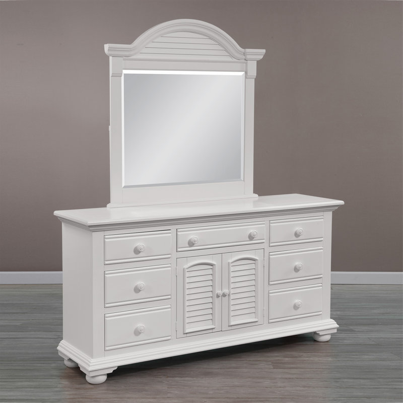 Gingerich 70'' W 7 - Drawer Dresser, Eggshell White