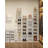 10 Tiers Vertical Shoe Rack, Narrow Shoe Tower, Tall Shoes Shelf with 2 Hooks, Adjustable Shelves, Corner Shoes Shelves for Small Spaces, Entryway, Living Room, White-1357431760-1368220202