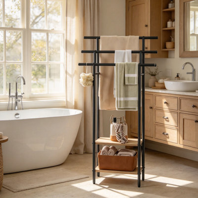 Freestanding Bathroom Shelves