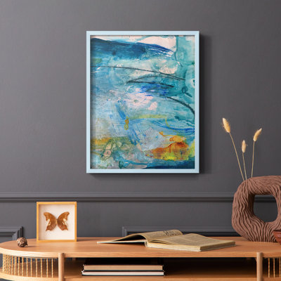 «Spring Winds V», reproduction encadrée - bois massif