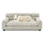 Lit confortable pour animaux de compagnie beige pour les grandes races - avec des pieds stables et une base pour chiens-1858384637
