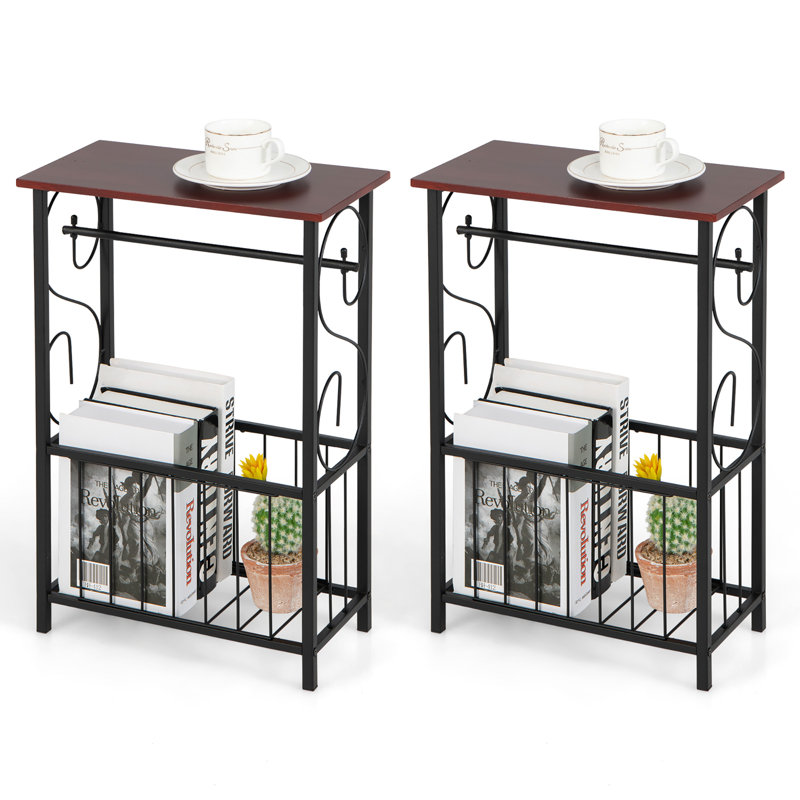 Table de bout avec rangement Evalie