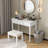 Mailiah Solid Wood Base Writing Desk with Power Outlet-1554713919
