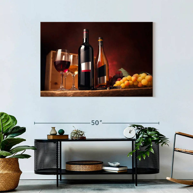 Yarlin Wine On The Table, 30" H x 45" W
