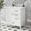 Meuble-lavabo de salle de bain avec lavabo