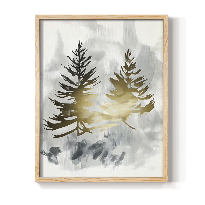 Reproduction encadrée - bois massif, Naturel, H 11 po x l 9 po