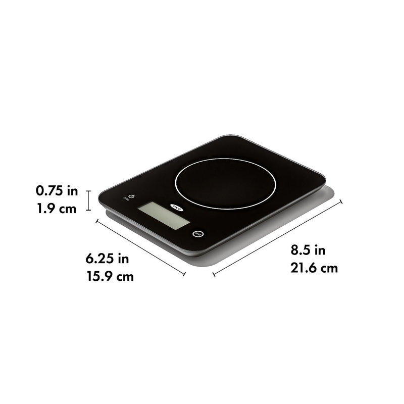 Good Grips Everyday Glass Food Scale 11lbs/5kg