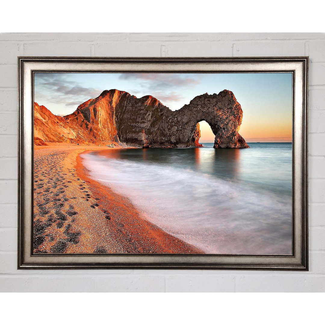 Gerahmtes Leinwandbild Durdle Door England