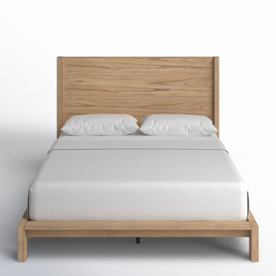 Hilarie Queen Solid Wood Low Profile Platform Bed -  Joss & Main, 3421D9C36D094490BF649F5DE1BC0F3F