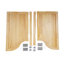 Double cloison en bois massif-129414869-129414865